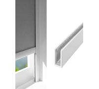 U-Shaped Light Blocking Strips for Blinds Shades Window Frame, Roller Blinds Light Gap Blockers Window Shades Side Rail Tracks, Home Theaters/Hotel/Nursery Light Blockers(White 6 Pcs,L 135cm)