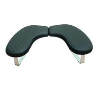 U Shaped Manicure Nail Arm Rest Manicure Armrest PU Leather Hand Cushion, Nail Salon Equipment for Salons, Manicurist, Black