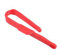 U Shaped Motorcycle Chain Slider Guard for Swingarm Protection Red Plastic | Wear Resistant Design, Helps Block Mud and Debris, Easy Fitting for Motorcycle Chain and Swingarm Use