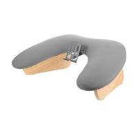 U Shaped Nail Arm Rest with Phone Holder, PU Leather | Foldable Adjustable Structure, Matte Finish, Metal Support, Quick Clean Surface, for Salon Professional Use