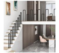 U-Shaped Outdoor Stair Rail, Non-Slip Indoor Railing, Durable Staircase Guardrail for Steps