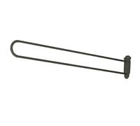U-Shaped Partition Curtain Rod, Wall-Mounted Iron Privacy Rod for Beauty Salons and Clinics, Durable Metal Tube for Elegant Space Division