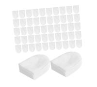 U Shaped Pocket Cotton Pads 240pcs Cotton for Precise Makeup Removal | White Lint Free Surface, Resealable Storage Box, Daily Skincare the Go Use