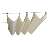 U-Shaped Retractable Wave Sunshade Sails Easy Install Roller Blinds with Mounting Kit for Pergola & Glass House Canopy (Size: 0.9m x 15m / 2.95ft x 49.21ft)