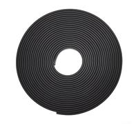 U-Shaped Self- for Edge Banding for Furniture & Cabinets - TPE Flexible Protective Trim, 2m Roll, Fits 16-40mm Edges, Black(Inner Card 16mm)