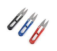 U-Shaped Sewing Scissors, 3Pcs New Useful Stainless Steel Stitch U-Shape Use Scissors Cut Fishing Line Trimming Nipper Essential Cross Scissors