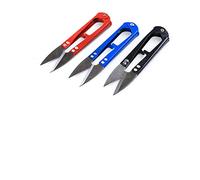 U-Shaped Sewing Scissors, 3Pcs New Useful Tailor Scissors U-Shape Use Scissors Cut Fishing Line Trimming Nipper Essential Sewing Accessories(Plastic)