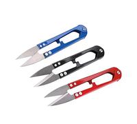 U-Shaped Sewing Scissors, 3PCS Sewing Scissors U Shape Sharp Yarn Thread Cutter Clippers Embroidery Mini Yarn Fishing Snips for DIY Project Craft Supplie