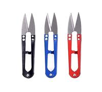 U-Shaped Sewing Scissors, 3PCS Vintage Craft Scissors U-Shaped Scissors Tailor Embroidery Yarn Scissor DIY Cut Sewing Tool Classic Handicraft Fabric Antique Stitch Art