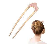 U-Shaped Short Disc Hairpin | Short Disc Accessories Hair Sticks - Metal U Shape Hair Side Combs for Women, Girls, Adults, All Ages