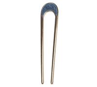 U-shaped short disc hairpin, vintage U-shaped metal hairpin - short disc accessories hair sticks, Chinese antique hair stick accessories for women, girls, adults, men, all ages