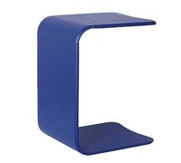 U-Shaped Side Table, Natural Wood End Table, C Shaped Laptop Table for Living Room, Compact Design for Small Spaces, Ideal Night Stand for Bedroom