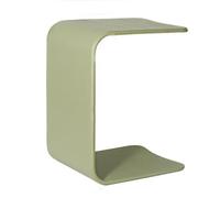 U-Shaped Side Table, Natural Wood End Table, C Shaped Sofa Laptop Table For Living Room, Night Stand For Bedroom, Compact Design For Small Spaces