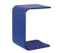 U-Shaped Side Table Solid Wood, C-Shaped End Table for Sofa Couch Bed, Modern Nightstand for Bedroom Living Room, Small Spaces Laptop Table, No Assembly