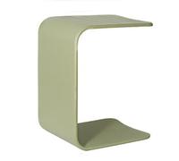 U-Shaped Side Table Solid Wood, C-Shaped End Table for Sofa Couch Bed, Modern Nightstand for Bedroom Living Room, Small Spaces Laptop Table, No Assembly