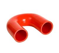 U-Shaped Silicone Hose 180° for Turbo Intake Pipe | U-Shaped Silicone Hose 180° Red Blue Black for Turbocharger Intake Intercooler Pipe(Red,150MMX150MM_ID22MM)