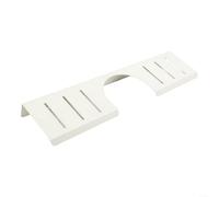 U-Shaped Sink Storage Rack Wall Mounted Organizer Space Aluminum Matte Black Baked Enamel Compact 50X12x5cm Heavy-Duty Supports 20Lbs Easy Installation Fits Most Faucets Bathroom Kitchen RV