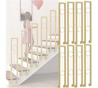U Shaped Stair Railing Non Slip Support Post for Elderly & Children Safety Side Mount Handrail for Stairs Durable & Easy to Install Home Safety Solution