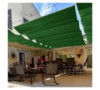 U Shaped Sun Shade Sail Retractable Roller Blind for Pergola, Easy Install Wave Shade Cover