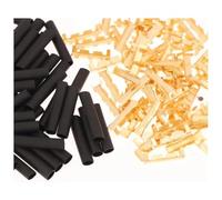 U-Shaped Terminal Tab， U-Shaped Wire Connectors Crimp Terminals Heat Shrink Kits for 0.5-1.5mm² Cable Multi-Pack(100set)