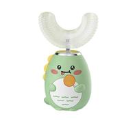 U Shaped Toothbrush Kids - 3 Modes Full Mouth Electric Toothbrush with Timer, Kids Teeth Cleaning Tool with Soft Bristles, Ideal for Boys Girls Home Travel Commuting Dormitory Hotel School