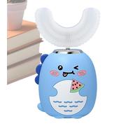 U Shaped Toothbrush Kids Cartoon Waterproof 3 Modes with Timer