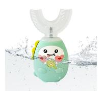 U Shaped Toothbrush Mouth Kids - Silicone Full orals Cleaner, Rechargeable Silicone Brush, Timer Enabled dentals Hygiene Device, Gentle Teeth for Cleaning Tool | Children Boys Girls Daily Night Trav