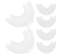 U Shaped Toothbrush Replacement Heads 6pcs Silicone for Ages 2-6
