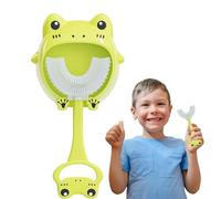 U Shaped Toothbrush - Silicone, Dust-Proof Kids Toothbrushes with Handle, Round Cleaning Teeth Brush | Cute Animal Shape Teething Toys for, Over 2 Years Old
