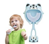 U Shaped Toothbrush - Silicone, Dust-Proof Kids Toothbrushes with Handle, Round Cleaning Teeth Brush | Cute Animal Shape Teething Toys for, Over 2 Years Old