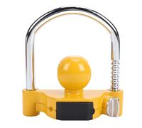 U Shaped Trailer Coupler Lock, Universal Hitch Lock with Combination Lock for Security, 4 Digit Password Design, Adjustable