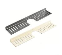 U-Shaped Wall Mounted Shelf Over Faucet, Space Aluminum Sink Storage Rack with Matte Black Finish for Kitchen Bathroom, No Drilling Organizer for Dish Soap and Skincare, 50cm White(White)