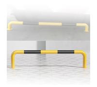 U-Shaped Workshop Roadway Guardrails and Parking Space Wheel Stops, High Visibility Posts for Vehicle and Garage Wall Protection