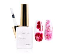 U-Shinein 15ml Nail Blooming Gel, Nail Art Gel Polish Blossom Gel UV Soak Off Nail Art Manicure, White