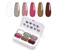 U-Shinein 6 Colors Gradient Painting Gel, With Sponges & Grabber,Palette B5