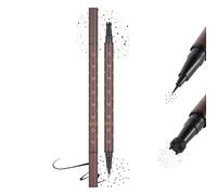 U-Shinein Black Double-End Freckle & Eyeliner Liquid Pen, Long-Lasting