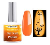 U-Shinein Glow in the Dark Gel Nail Polish Orange Glow