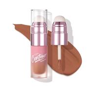 U-Shinein Liquid Concealer Highlighter Matte Face&Eye Brightener for Cool Tones,Lightweight&Moisturizing,Waterproof Long-Lasting Cream Contour Stick with Blending Sponge 2#MEDIUM TAN