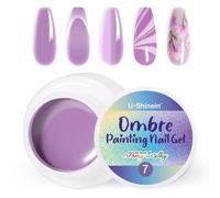 U-Shinein Ombre Gel Nail Polish,Spring Summer Colorful Painting Nail Gel for Ombre Nails Aura Nails, French Manicure Diy Nail Art #07Purple