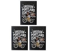 U-Sky Sew or Iron on Sarcasm Applique Patches | Portland Hipster Parody Embroidered Patch | Bicycle & Retro TV Satire Design | Oregon Culture Humor for Jackets Bags Hats