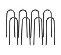 U Stakes, Trampoline Ground Stakes - Cliopies Nails Fixed, Set of 8 Trampolines in the Shape of Trampolines in the Shape of Wind Trampolines for Football Goals, Camping Tents, etc