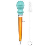 U-Taste 1.5oz Angled Turkey Baster, 109℃ Heat Resistant, Aqua Sky