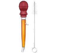 U-Taste 1.5oz Angled Turkey Baster, 109℃ Heat Resistant, Red