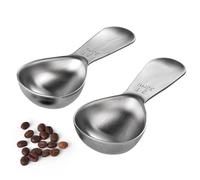 U-Taste 18/8 Stainless Steel Coffee Scoop, 30ml, Set of 2, Silver