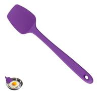 U-Taste 36cm Extra Large Silicone Spoon Spatula, 315°C Heat Resistant Food Grade Cooking Spoonula Seameless Flexible Kitchen Utensil for Baking Stirring Scraping Scooping Serving (Purple)