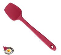 U-Taste 36cm Extra Large Silicone Spoon Spatula, 315°C Heat Resistant Food Grade Cooking Spoonula Seameless Flexible Kitchen Utensil for Baking Stirring Scraping Scooping Serving (Red)