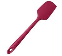U-Taste Large Silicone Spatula: 250℃ Heat Resistant Non-Stick Flexible Seamless Scraper, Baking Cooking Silicon Kitchen Utensil with Nylon Core for Mixing Stirring Scraping (29cm, Red)