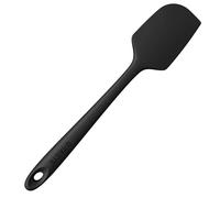 U-Taste Large Silicone Spatula: 250℃ Heat Resistant Non-Stick Flexible Seamless Scraper, Baking Cooking Silicon Kitchen Utensil with Nylon Core for Mixing Stirring Scraping (29cm, Black)