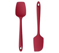 U-Taste Silicone Spatula Set of 2, 315℃ Heat Resistant, Red