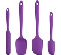 U-Taste Silicone Spatula Set of 4, 315℃ Heat Resistant, Purple